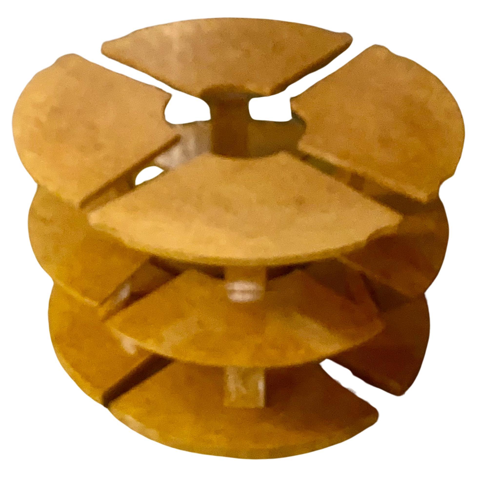 Spectaculaire nid de table Art Déco en ronce d'érable blond H&L Epstein vers les années 1930 en vente 8