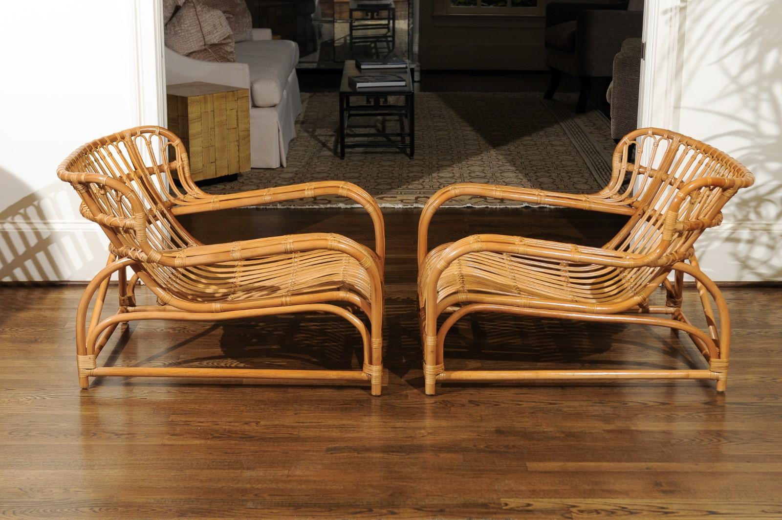 Spectacular Pair of Custom Commissioned Loungers after Viggo Boesen 1