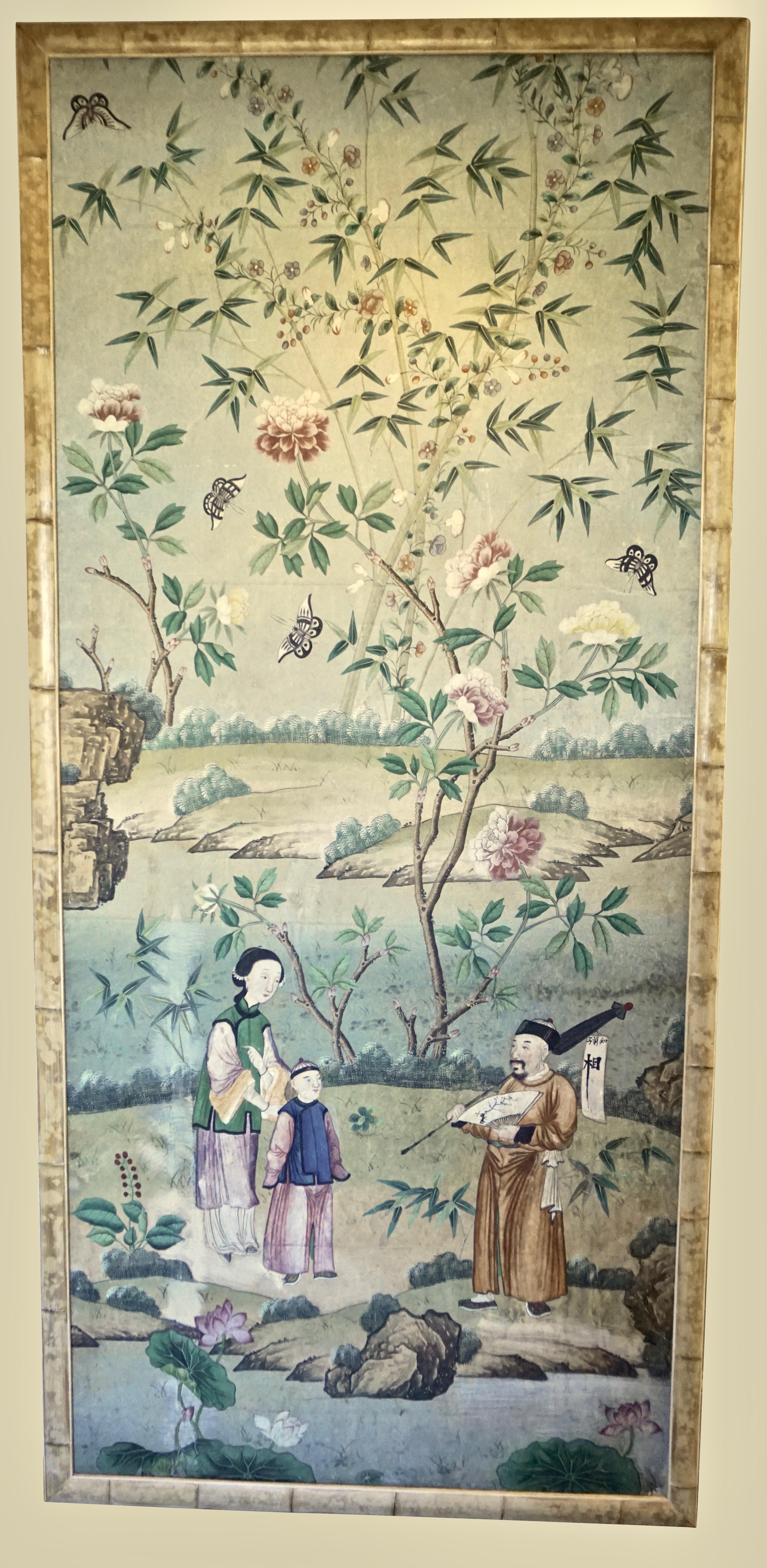 antique chinese wallpaper