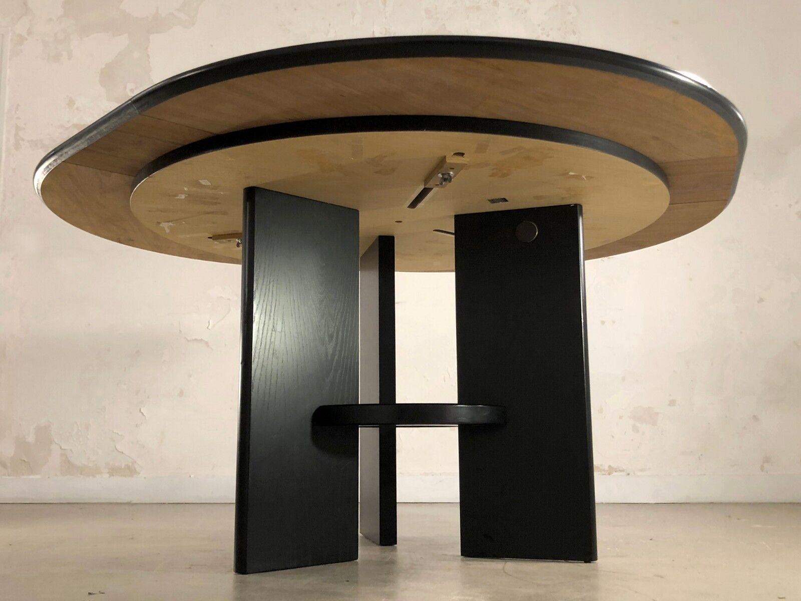 A Spectacular RADICAL POST-MODERN Office or Dining TABLE, France 1980 For Sale 6
