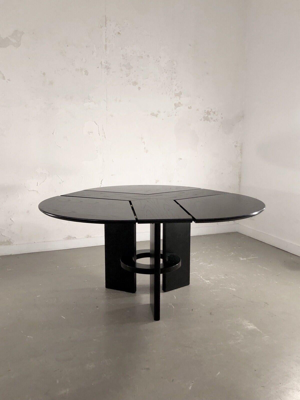A Spectacular RADICAL POST-MODERN Office or Dining TABLE, France 1980 For Sale 1