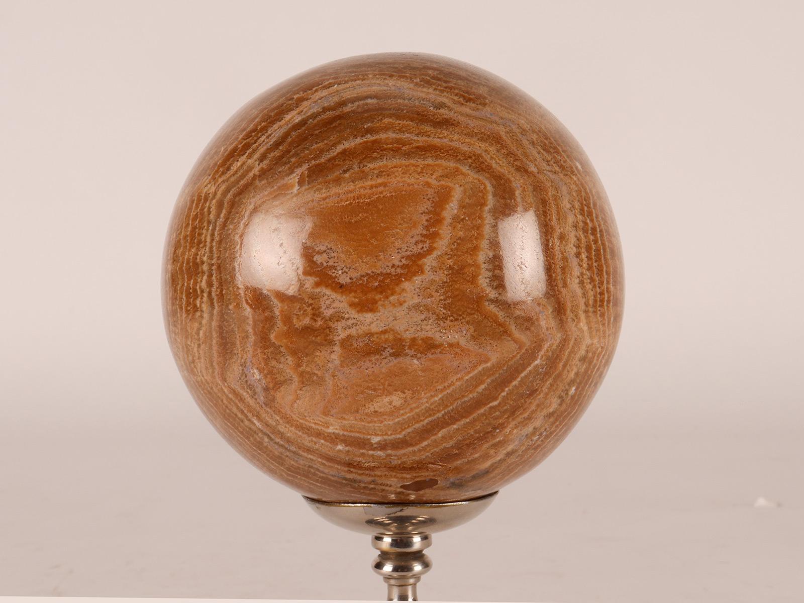 A sphere of Aragonite stone, Italy 1870.  For Sale 1