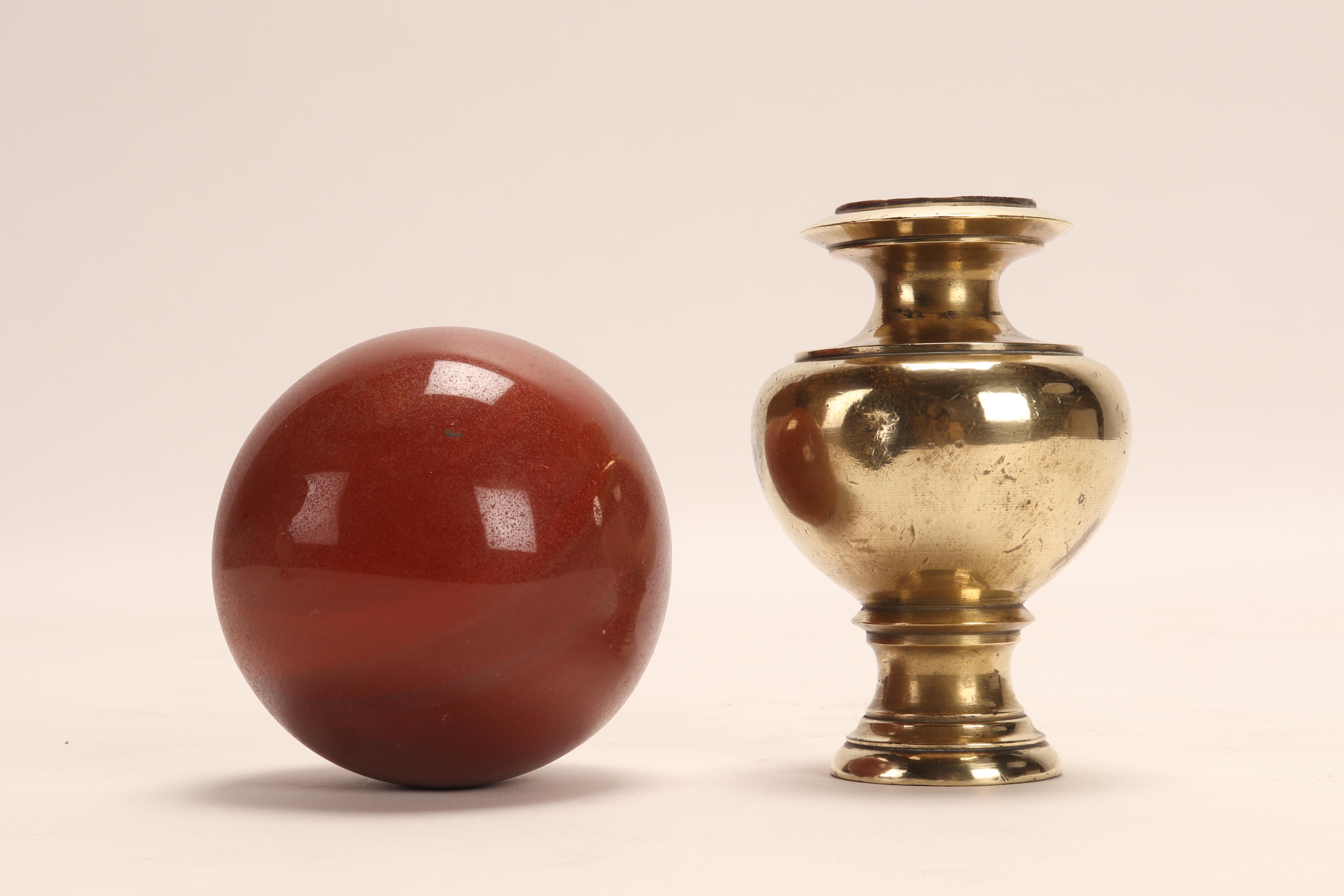 Sphere of Red Jasper, Italy, 1870 For Sale 1