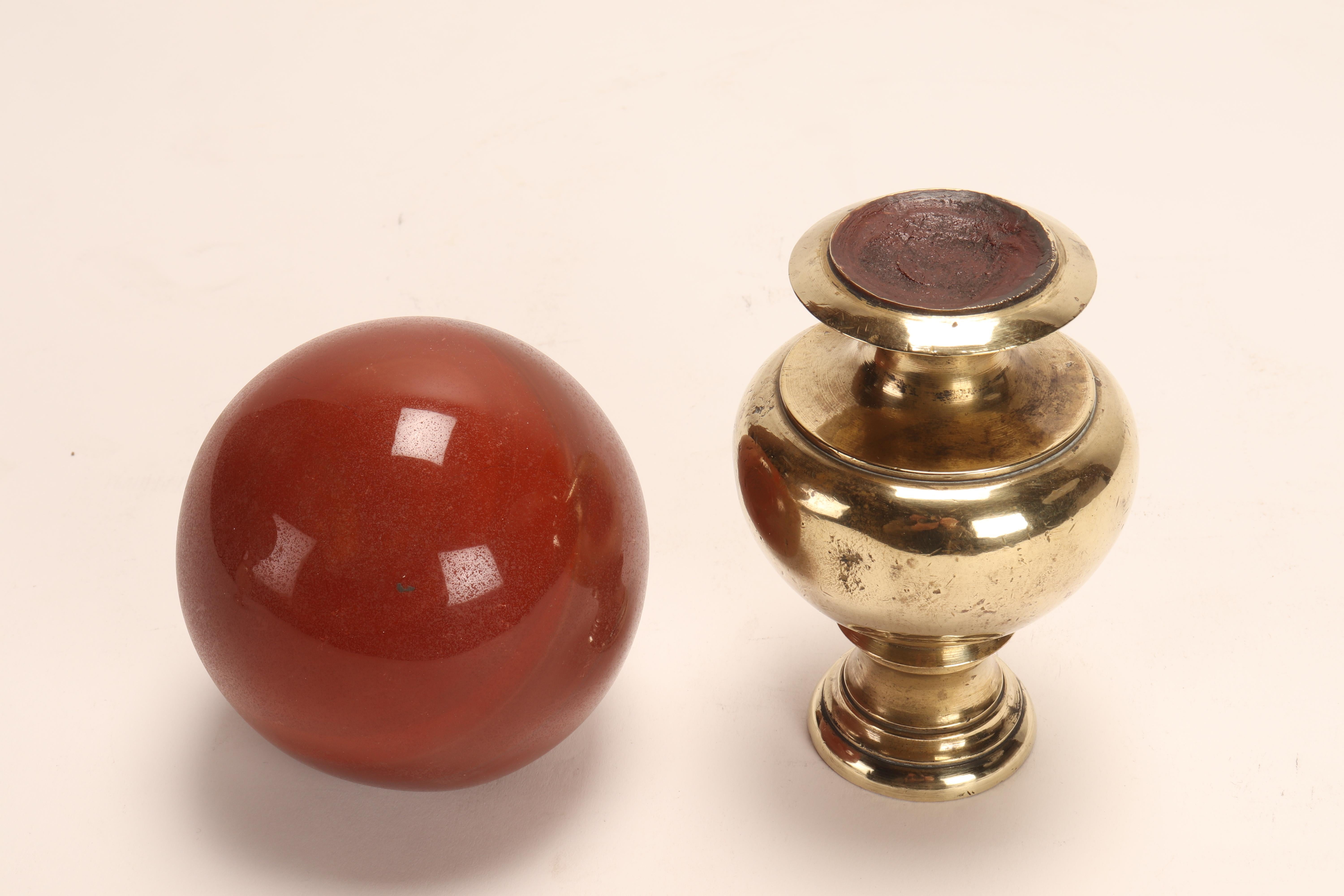 Sphere of Red Jasper, Italy, 1870 For Sale 2
