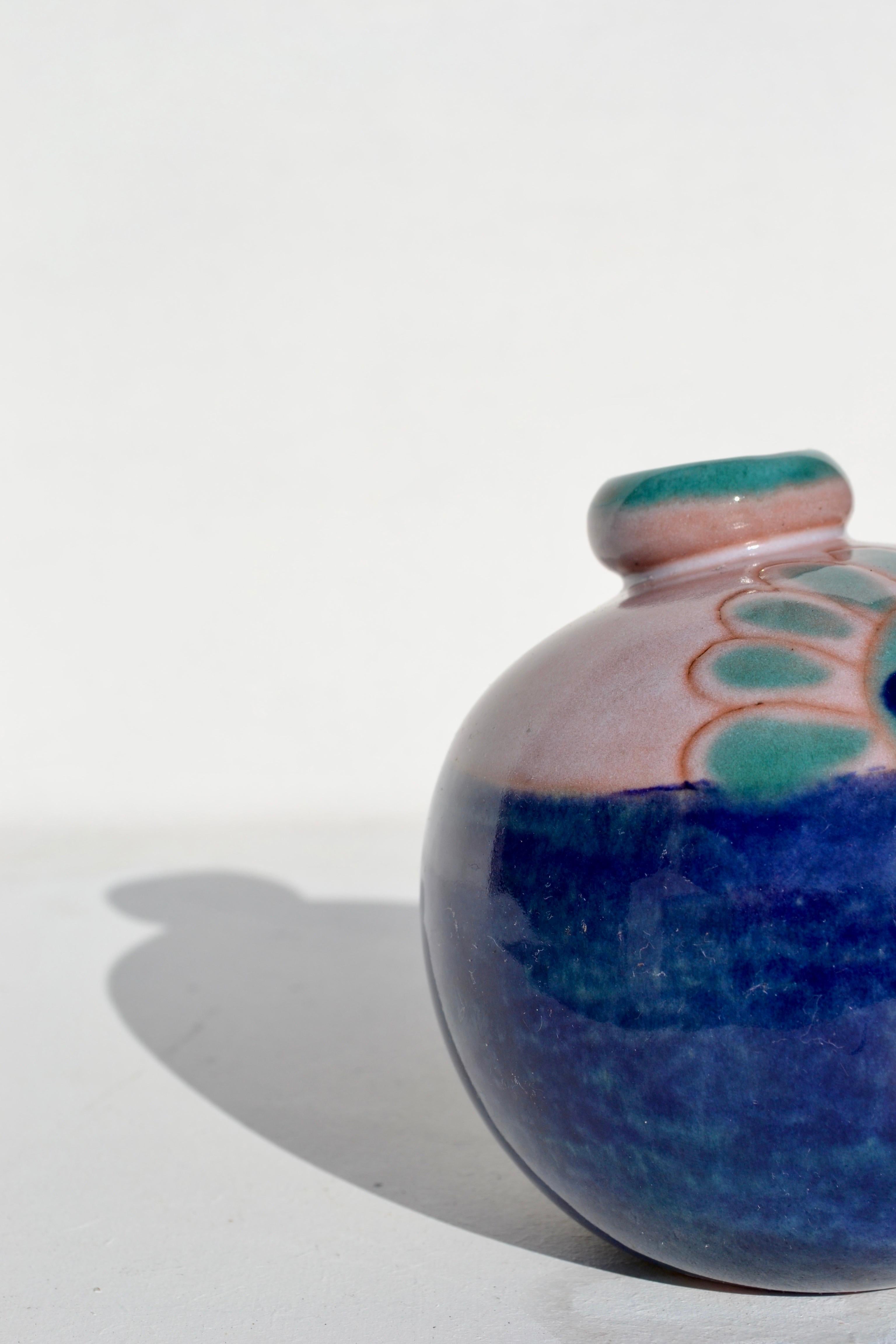 Vaso sferico in ceramica di Cloutier Brothers, Francia, anni '70 in vendita 3