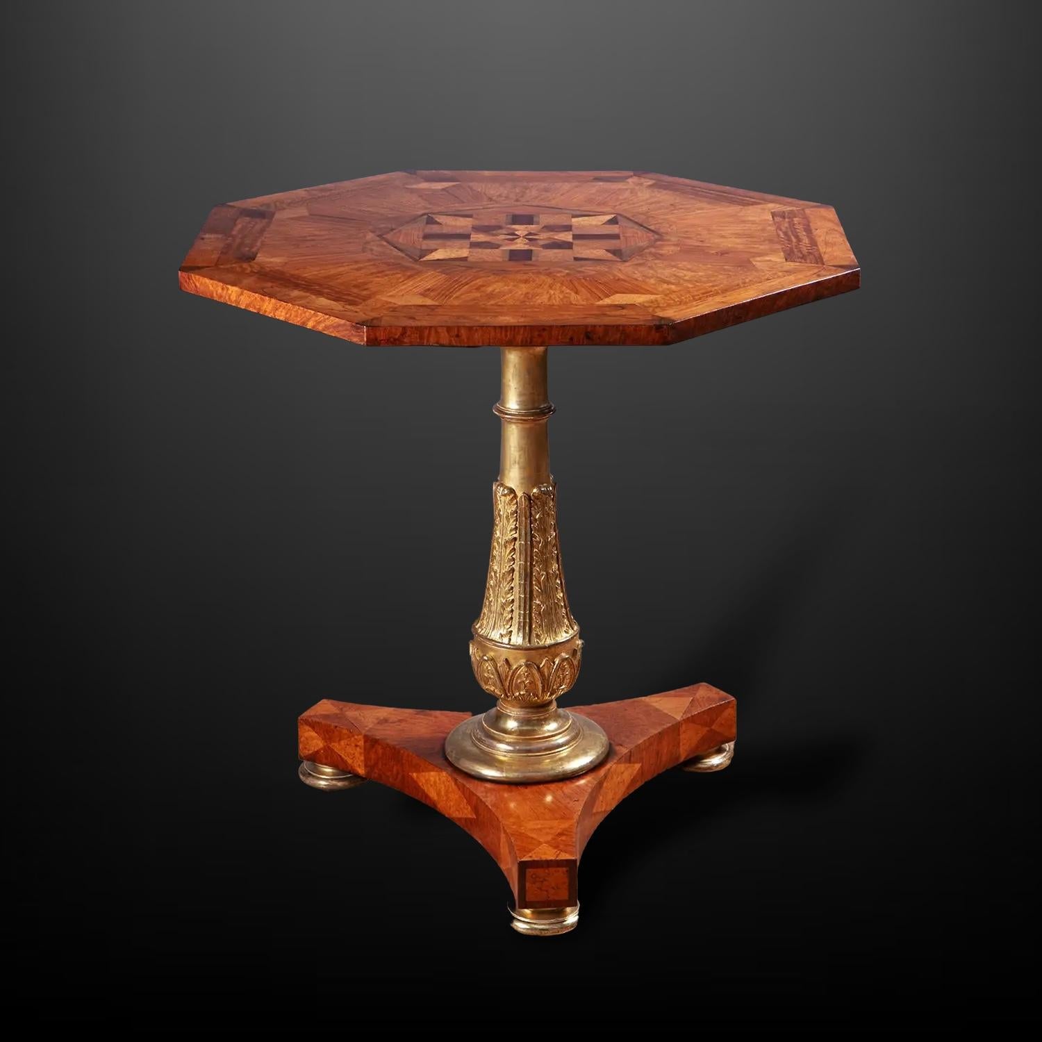 A splendid late Regency parquetry specimen top centre table by S. Jamar In Good Condition For Sale In Reepham, GB