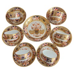 Spode Porcelain Bute Shape Part Tea Set C.1805-1810