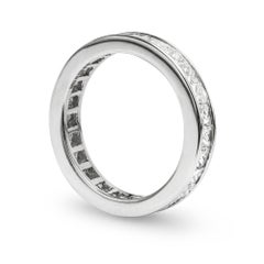 Square-Cut Diamond Set Full Eternity Ring