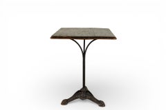A Square French Cafe Table