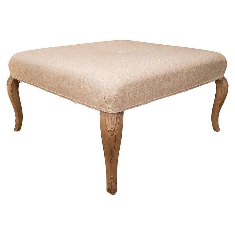 Square French Ottoman at 1stDibs