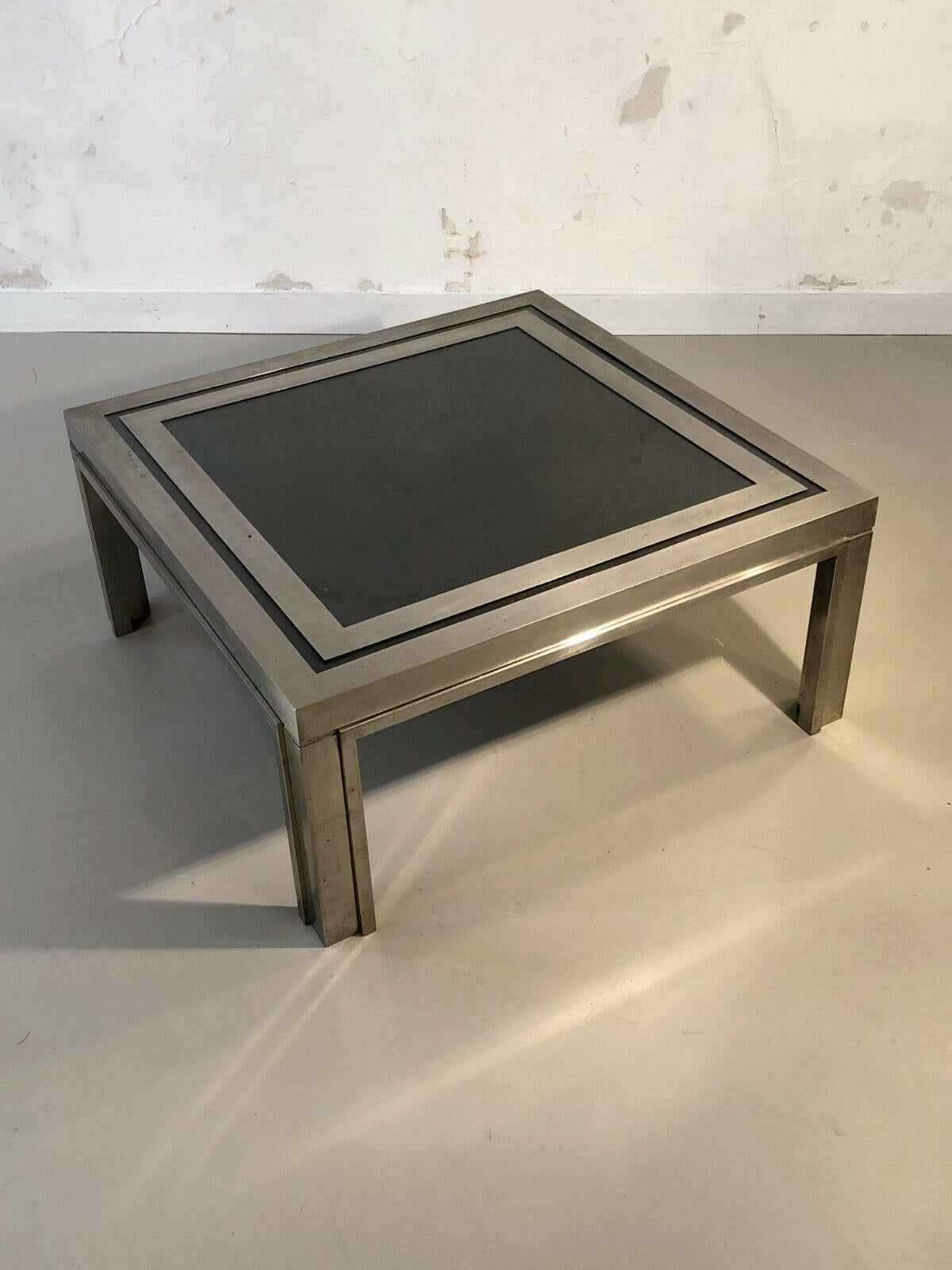 A Square RADICAL POSTMODERN COFFEE TABLE, by GIACOMO SINOPOLI, Italy 1970 For Sale 6