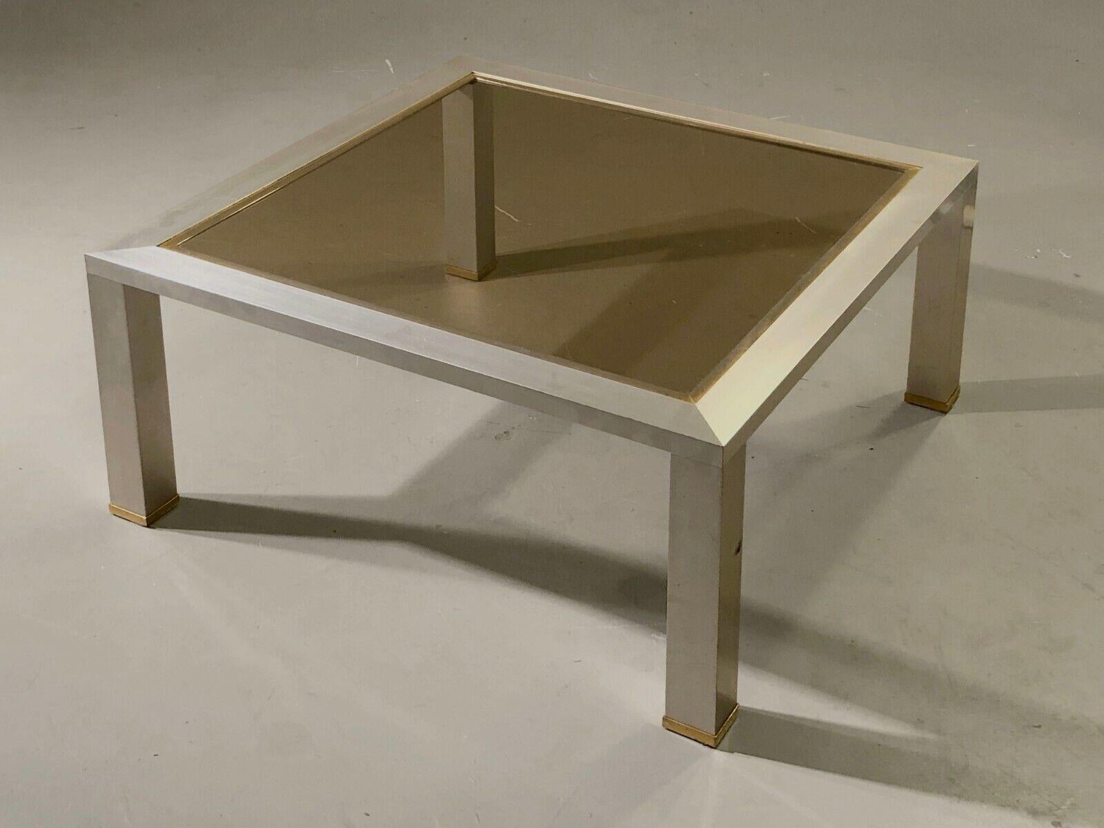French A Square RADICAL POSTMODERN Side on COFFEE TABLE, by PIERRE VANDEL, France 1970 For Sale