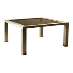A Square RADICAL POSTMODERN Side on COFFEE TABLE, by PIERRE VANDEL, France 1970