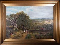 Ölgemälde, „Reaping The Meadow“, Staddon, 1915