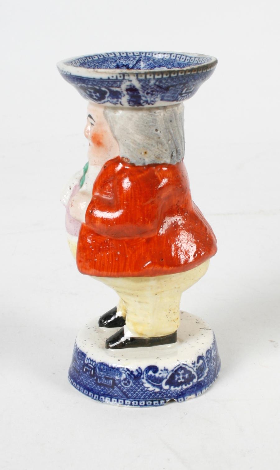 Staffordshire Toby Figural Condiment Set, circa 1820 6