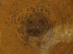 A Stamped and Yellow Glazed 17th Century French Biot Pot