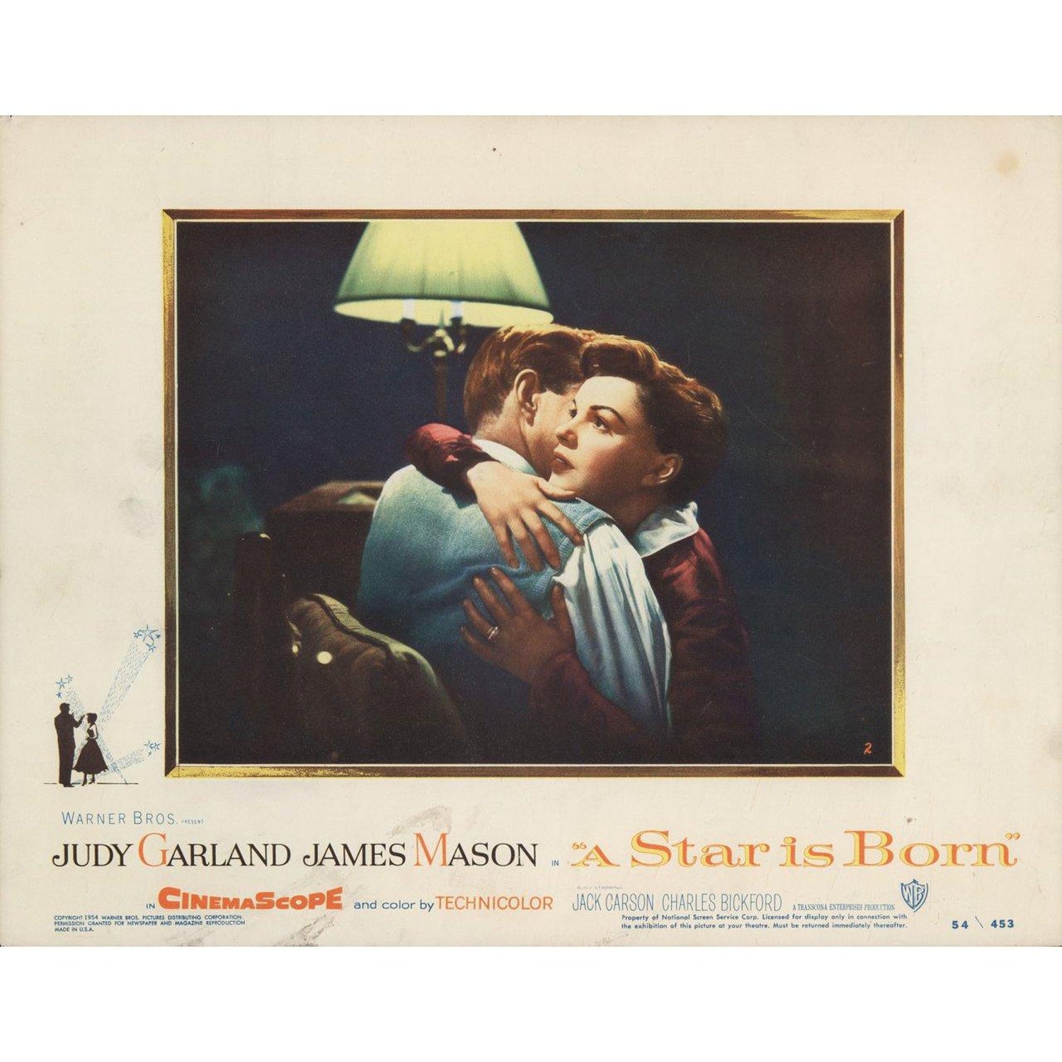 A Star Is Born 1954 U S Scene Card For Sale At 1stdibs