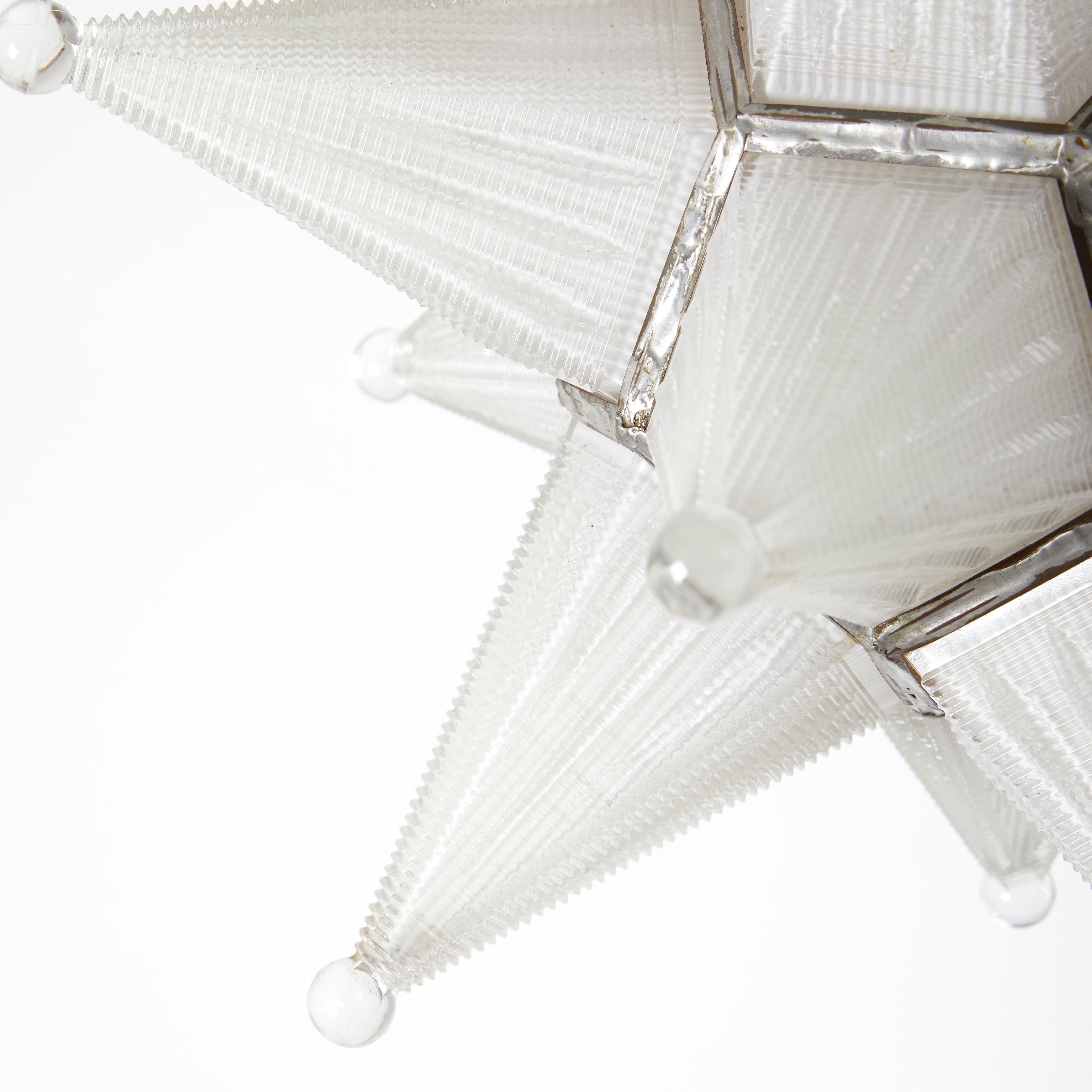 Mid-20th Century A Star-Shaped Holocene Glass Pendant