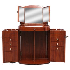 'Starbay Marie Galante' Rosewood Finish Bow Front Dressing Table