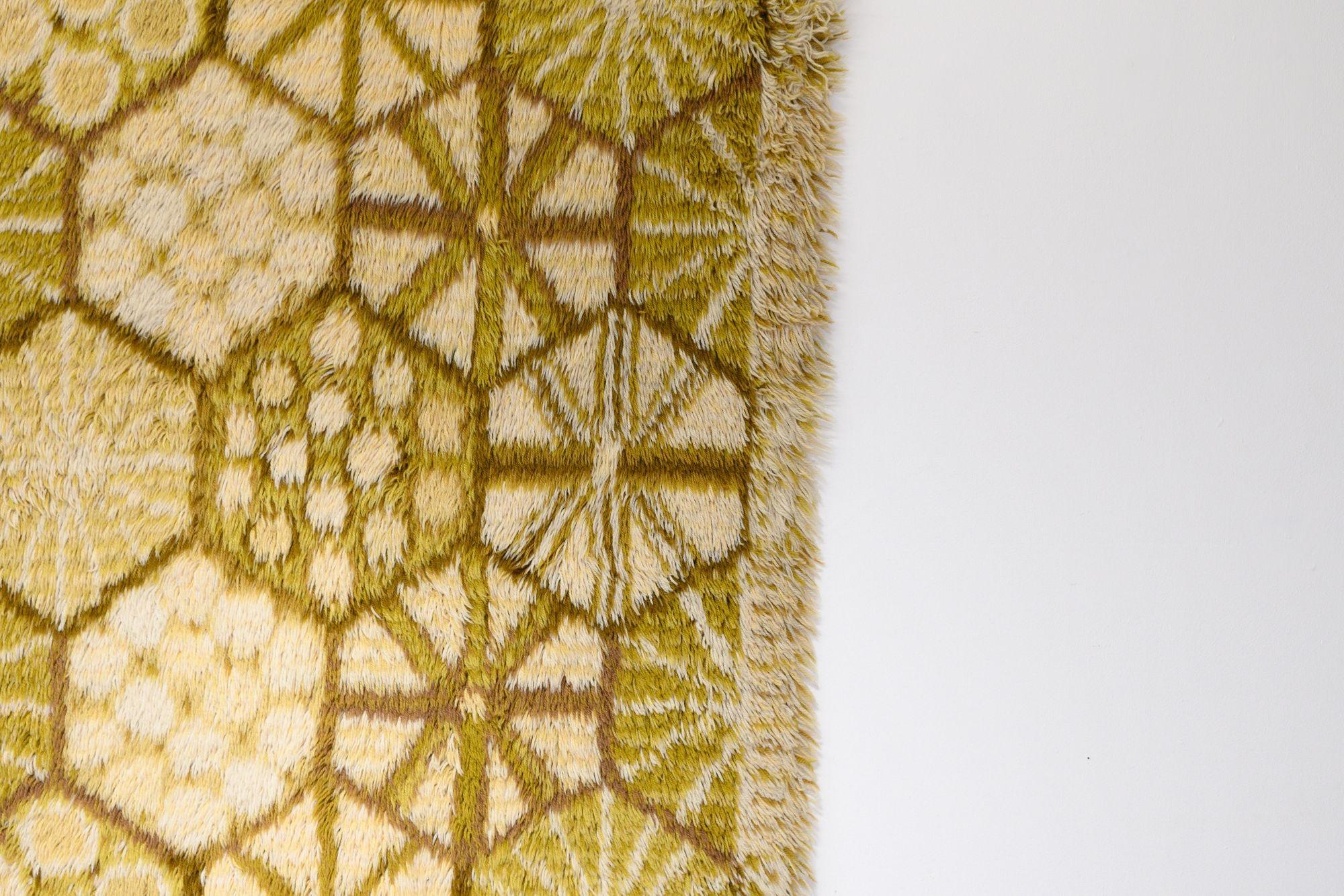 Mid-Century Modern Tapis Rya « Stars » de Marianne Richter en vente