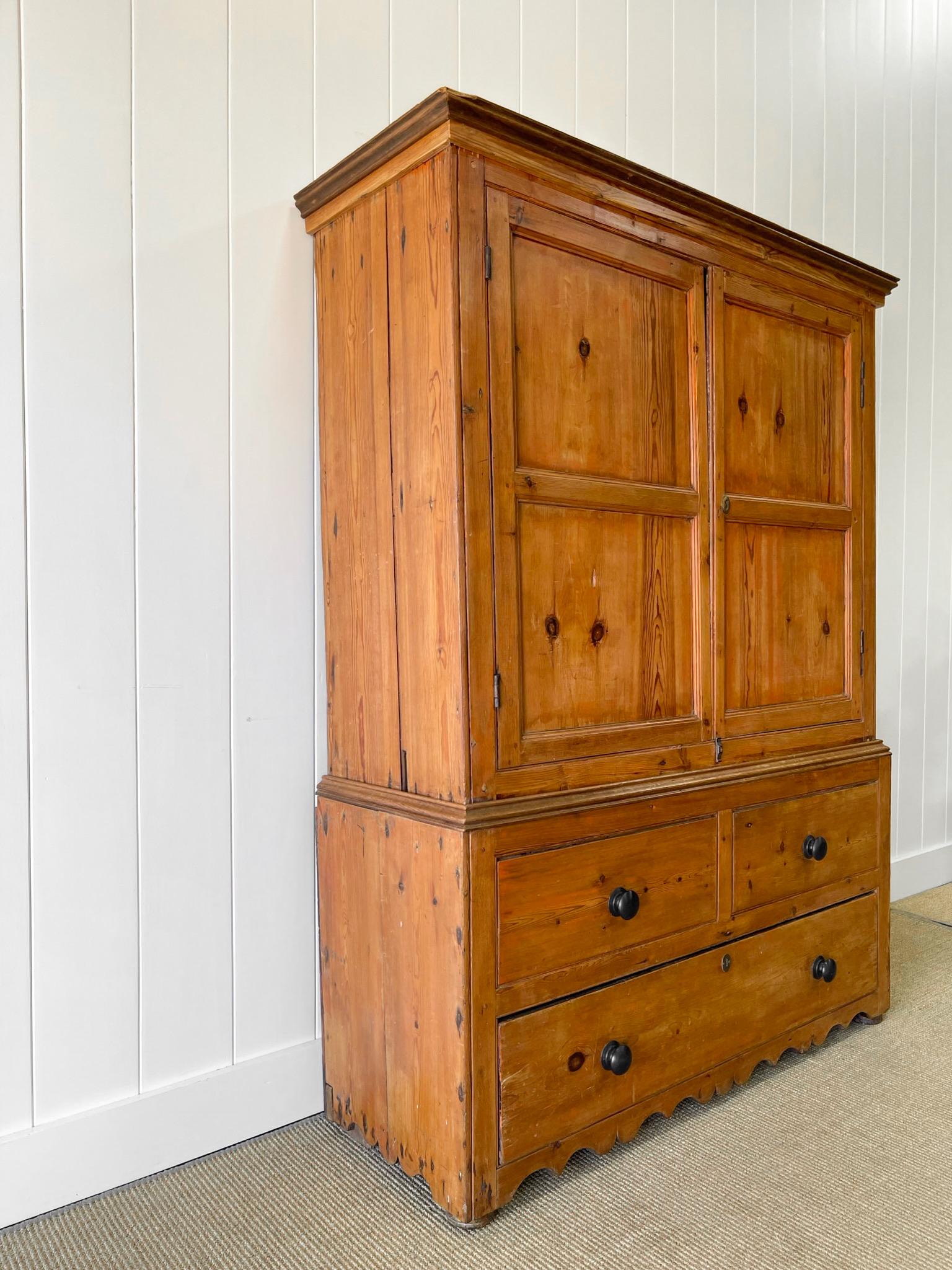 A Stately English 18th Century Tack Cupboard For Sale 8