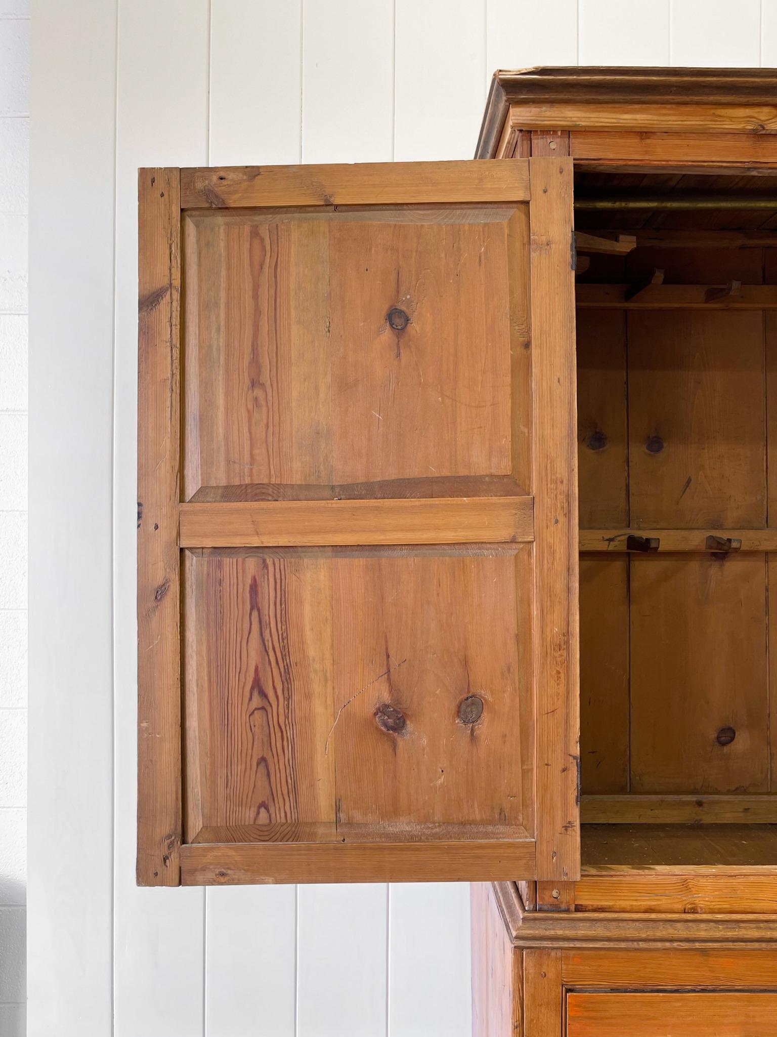 A Stately English 18th Century Tack Cupboard For Sale 3