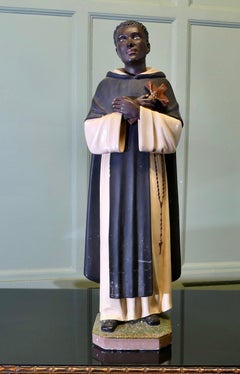 A Statue of Saint Martín de Porres Velázquez OP  A Statue of Saint Martín