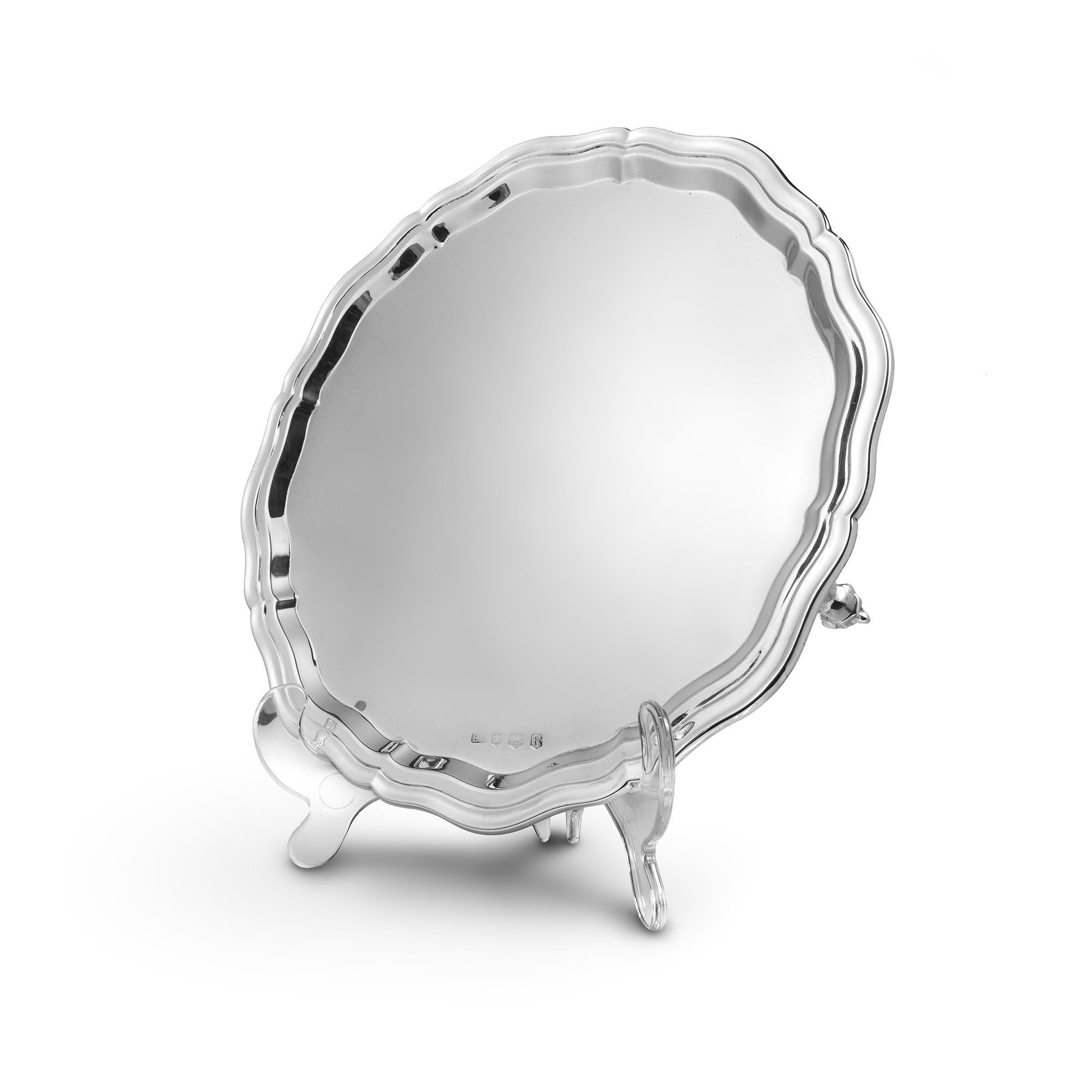 chippendale silver dish