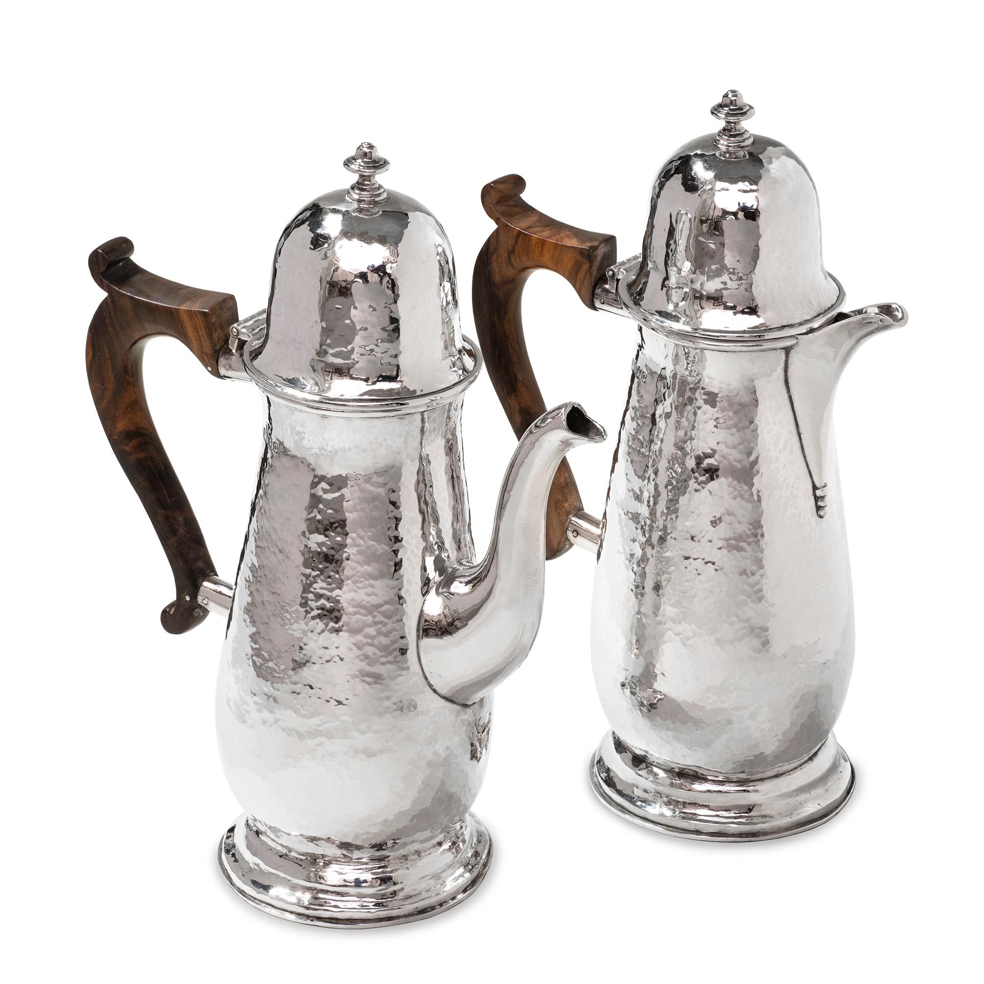 Women's or Men's Sterling Silver Coffee Pot and Hot Water Jug