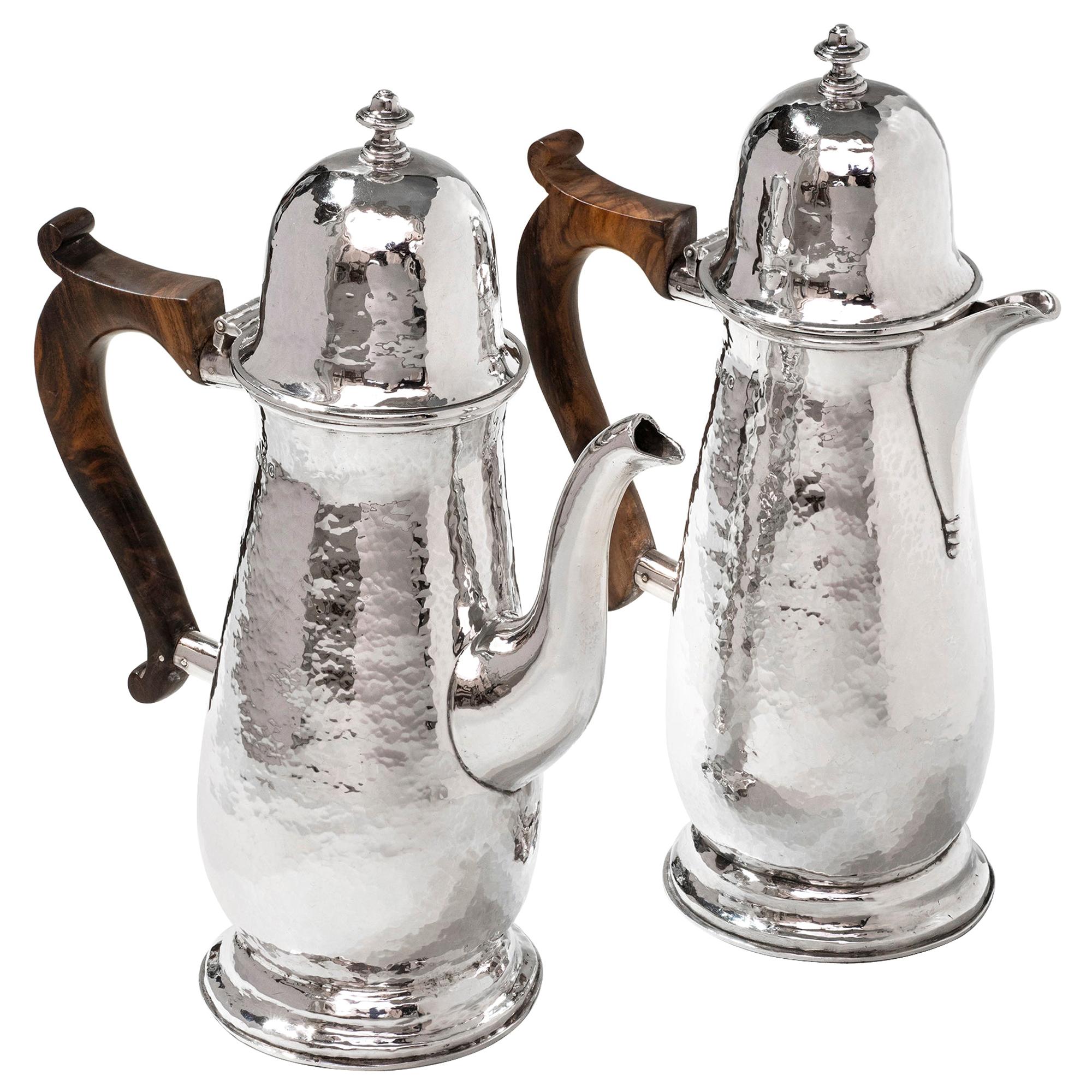 Sterling Silver Coffee Pot and Hot Water Jug