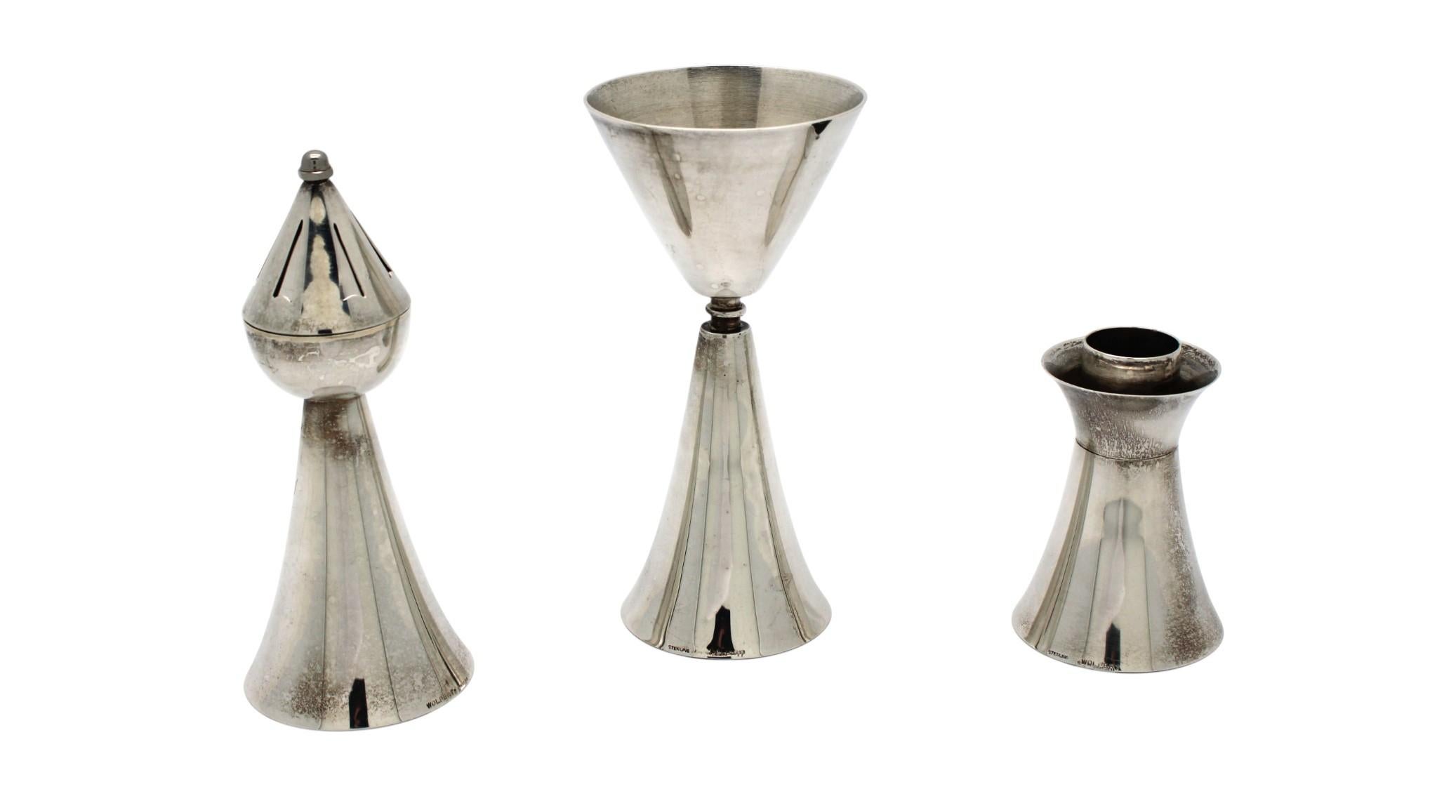 A Sterling Silver Havdalah Set by Ludwig Wolpert im Angebot 1
