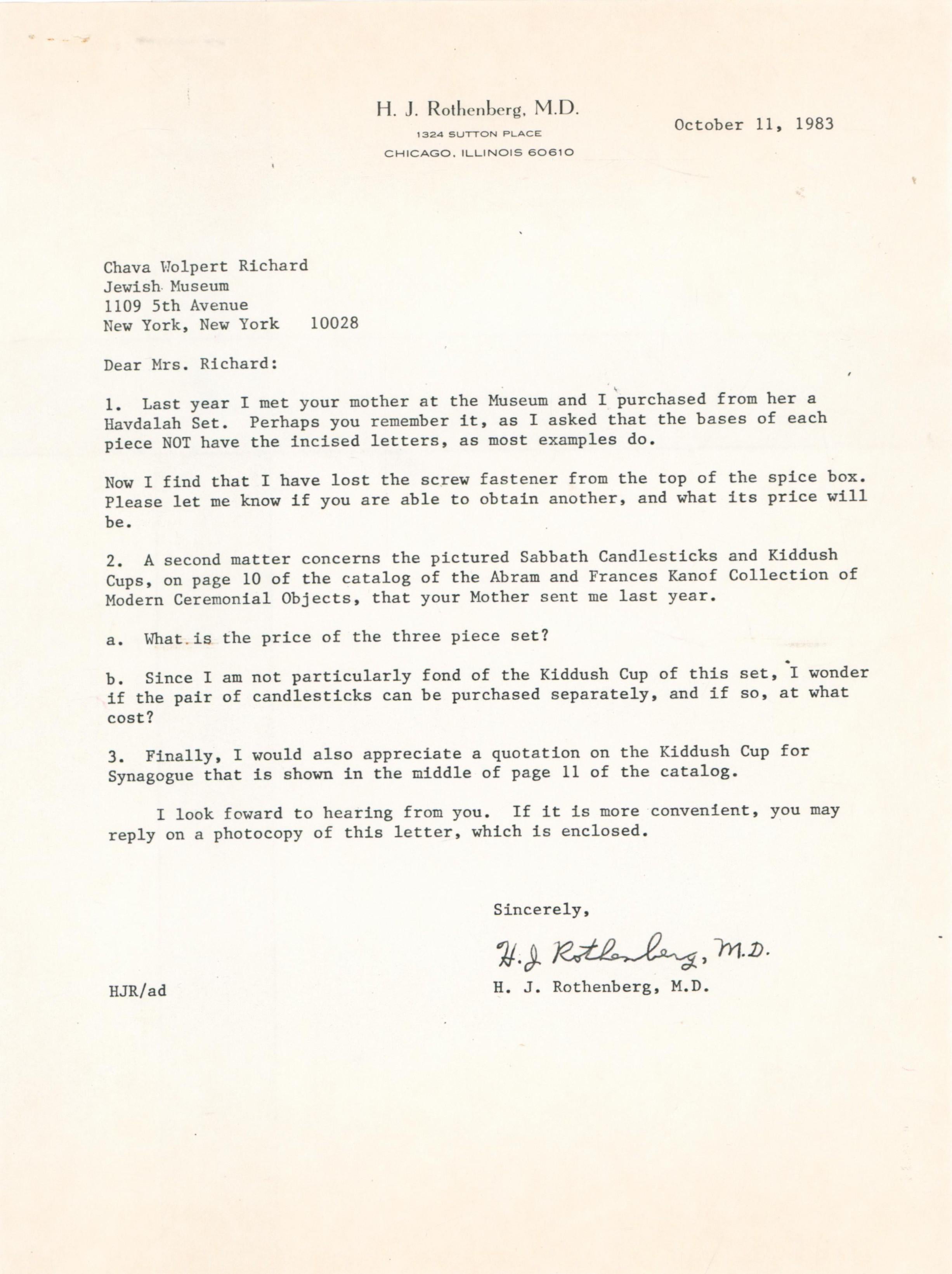 Una coppa Kiddush in argento sterling di Ludwig Wolpert in vendita 3