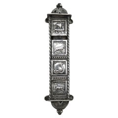 A Sterling Silver Mezuzah Case by Stanetzky, Israel Circa 1950