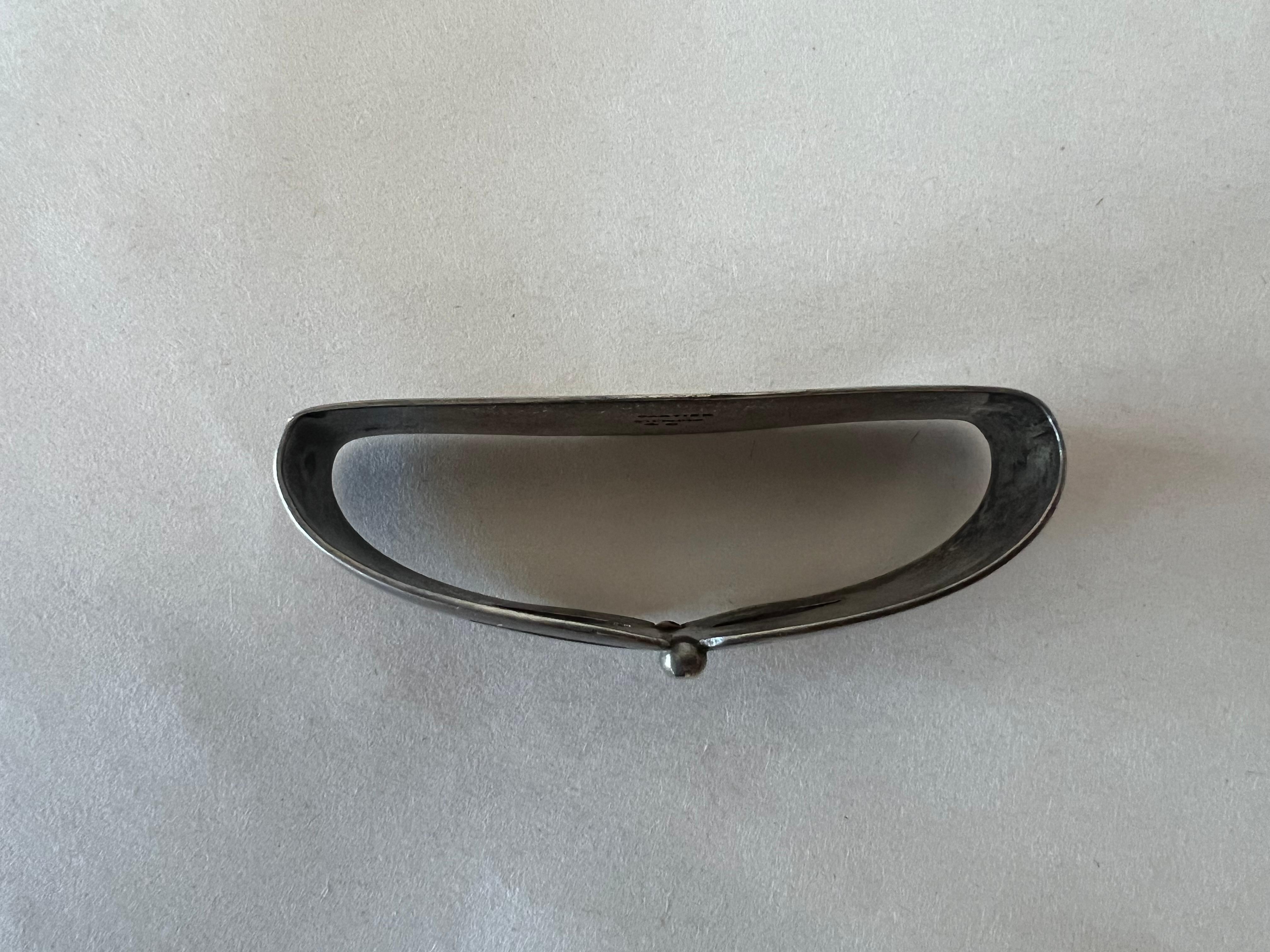 Mid-20th Century A Sterling Silver Napkin Holder By Cartier Ca' 1940's For Sale