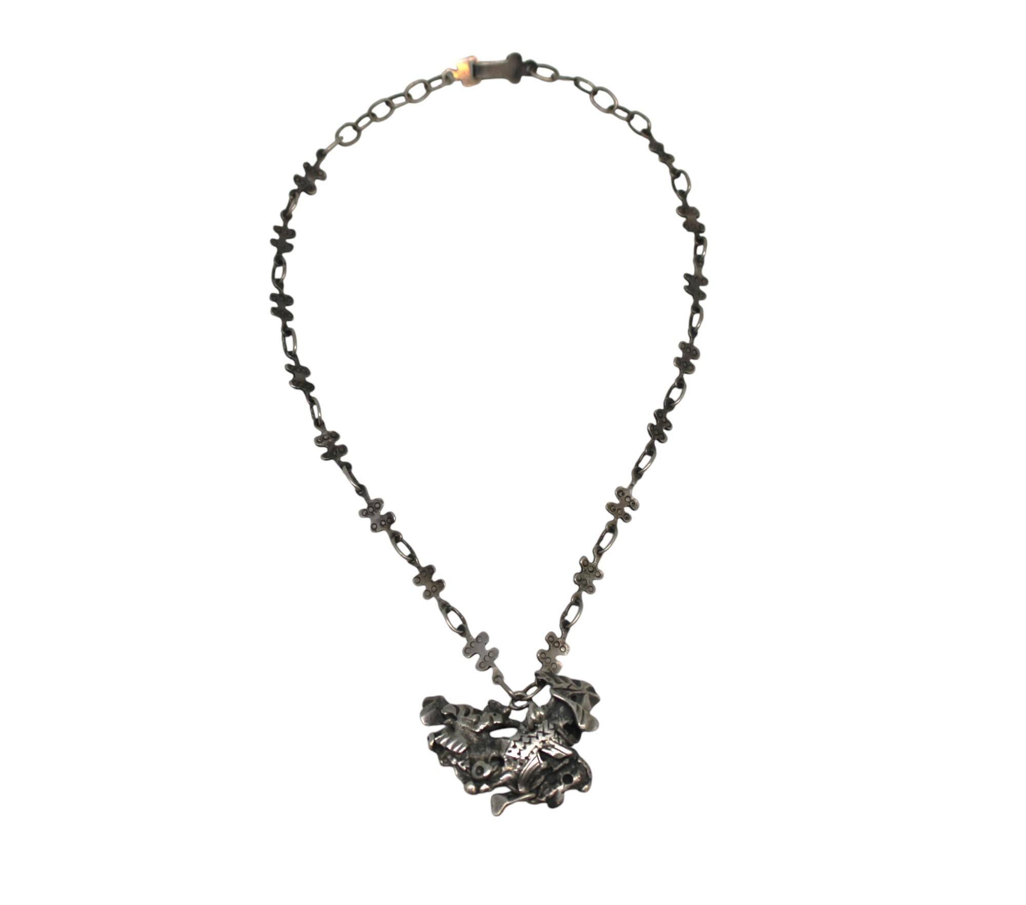 Una collana in argento di Resia Schor In condizioni buone in vendita a New York, NY
