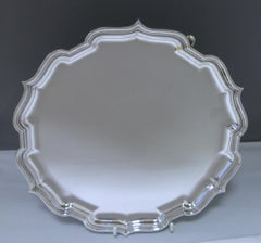 Sterling Silver Salver 1929 by Mappin and Webb