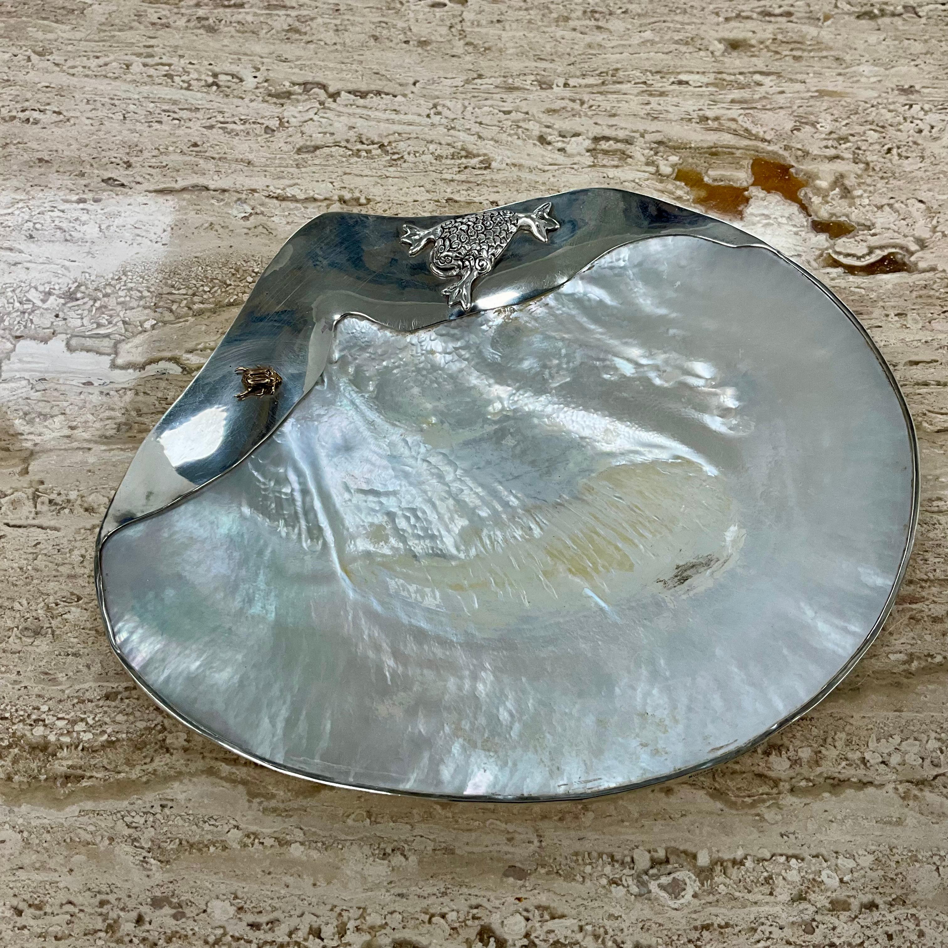 Un piatto in argento e conchiglie di Stephen Dweck in vendita 4