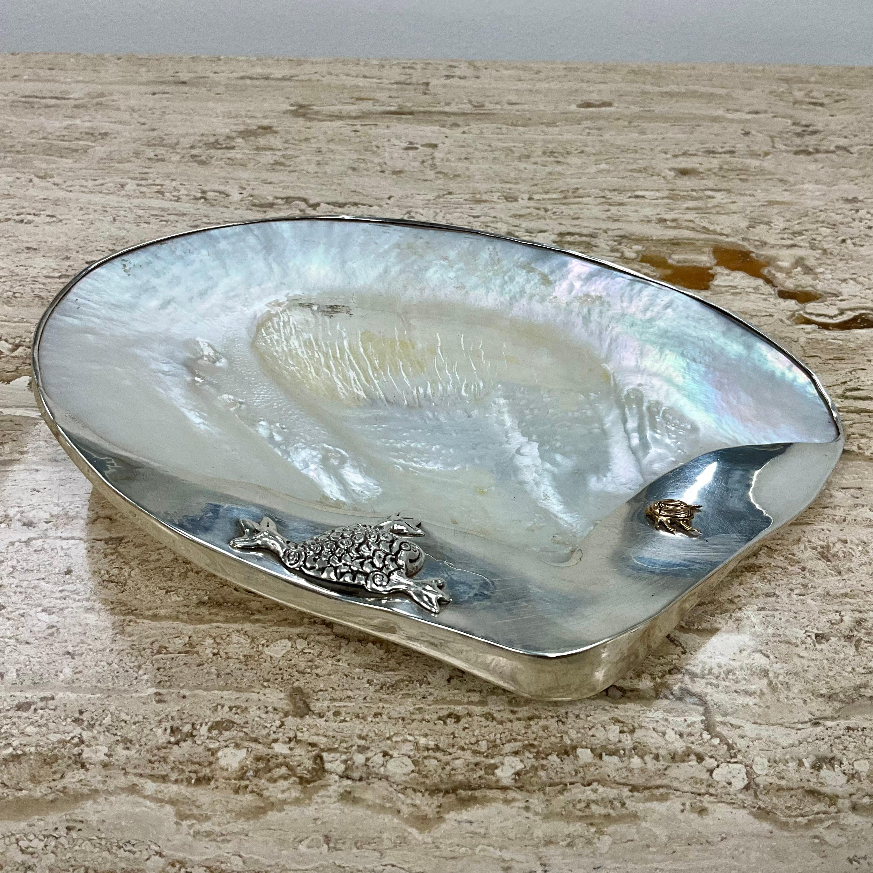 Un piatto in argento e conchiglie di Stephen Dweck in vendita 2