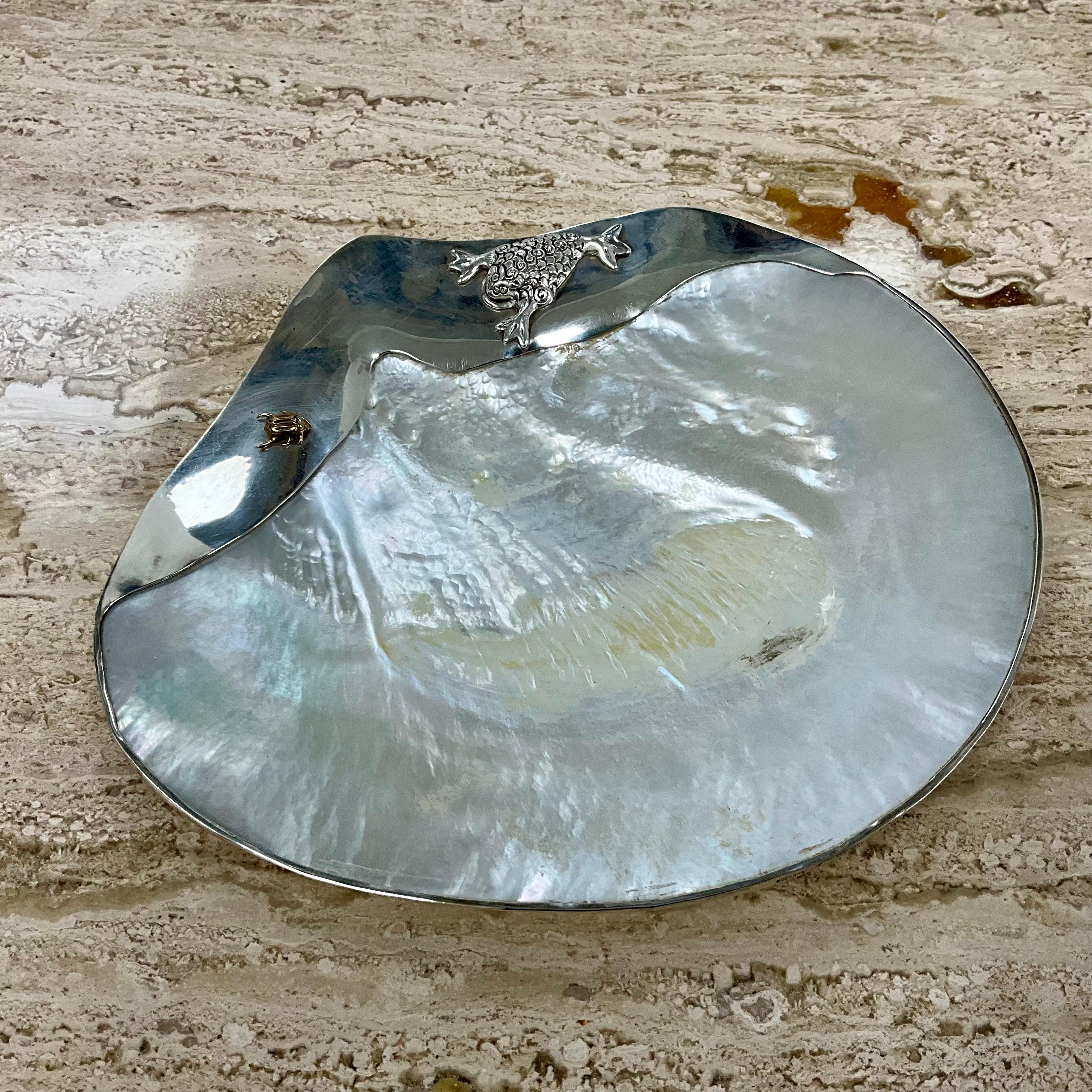 Un piatto in argento e conchiglie di Stephen Dweck in vendita 3