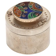 A Sterling Silver Spice Box by Ilana Rappaport, Circa 1990
