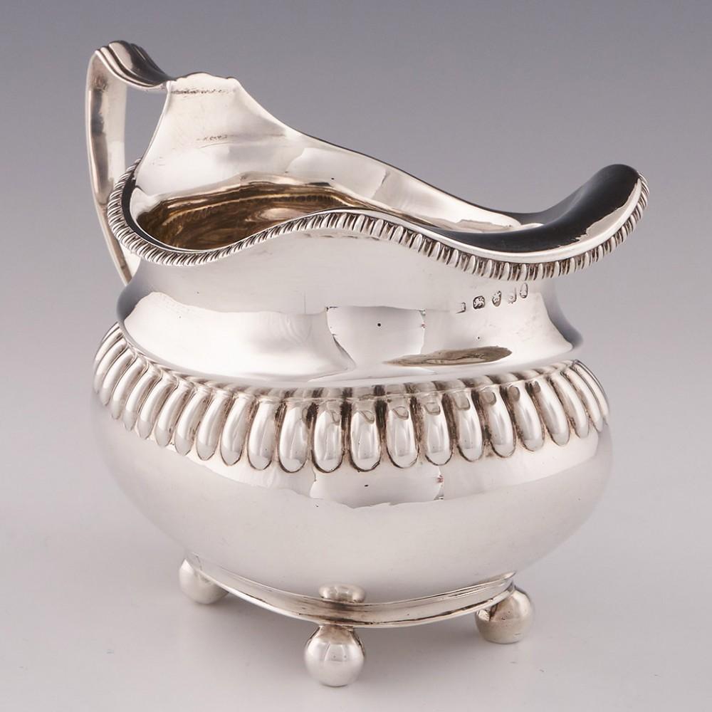 A Sterling Silver Sucrier and Cream Jug London, 1813 For Sale 2