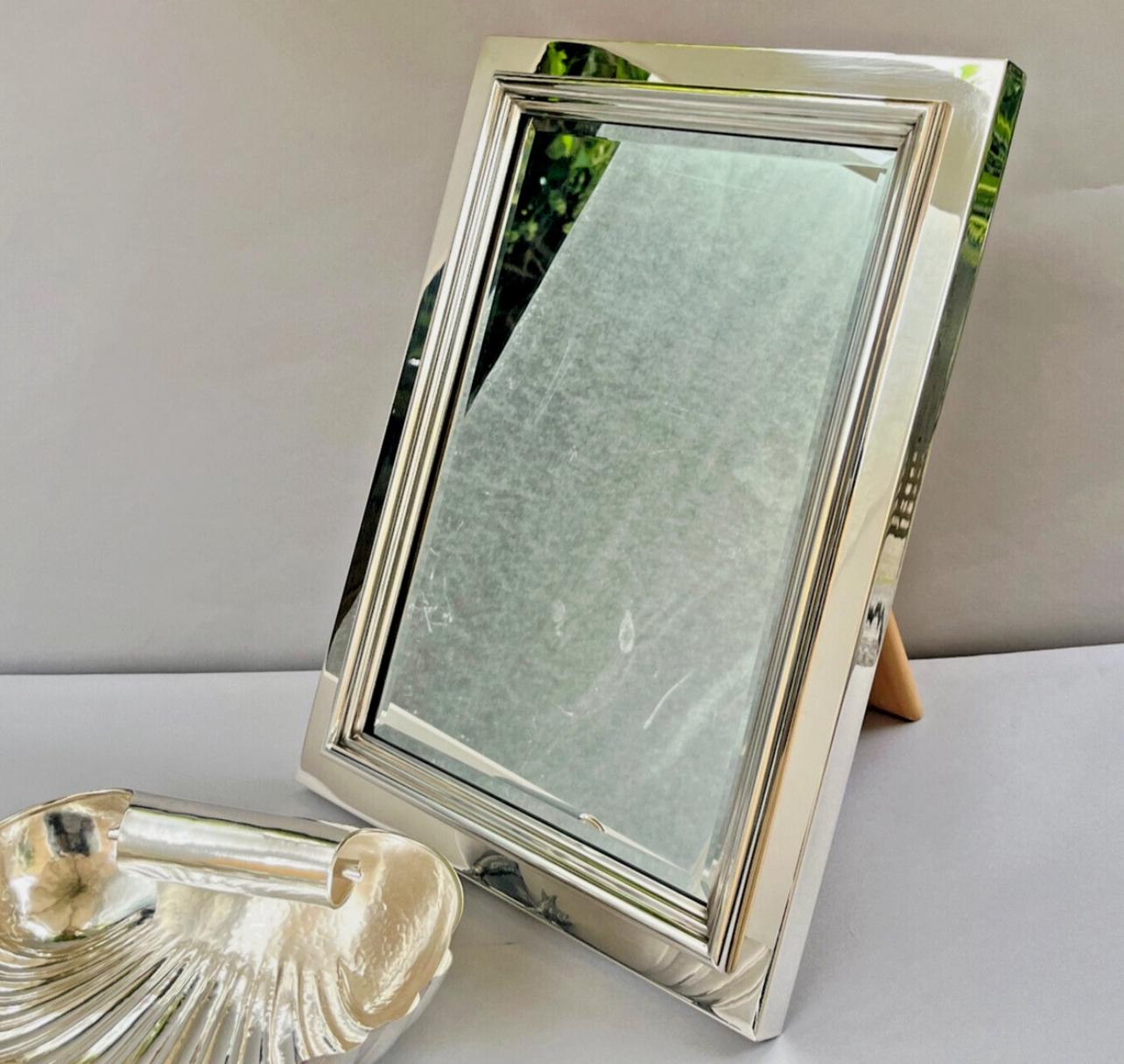 Specchio da tavolo in argento sterling di Bvlgari, XX secolo in vendita 6