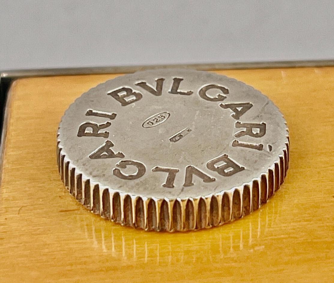 Specchio da tavolo in argento sterling di Bvlgari, XX secolo in vendita 8