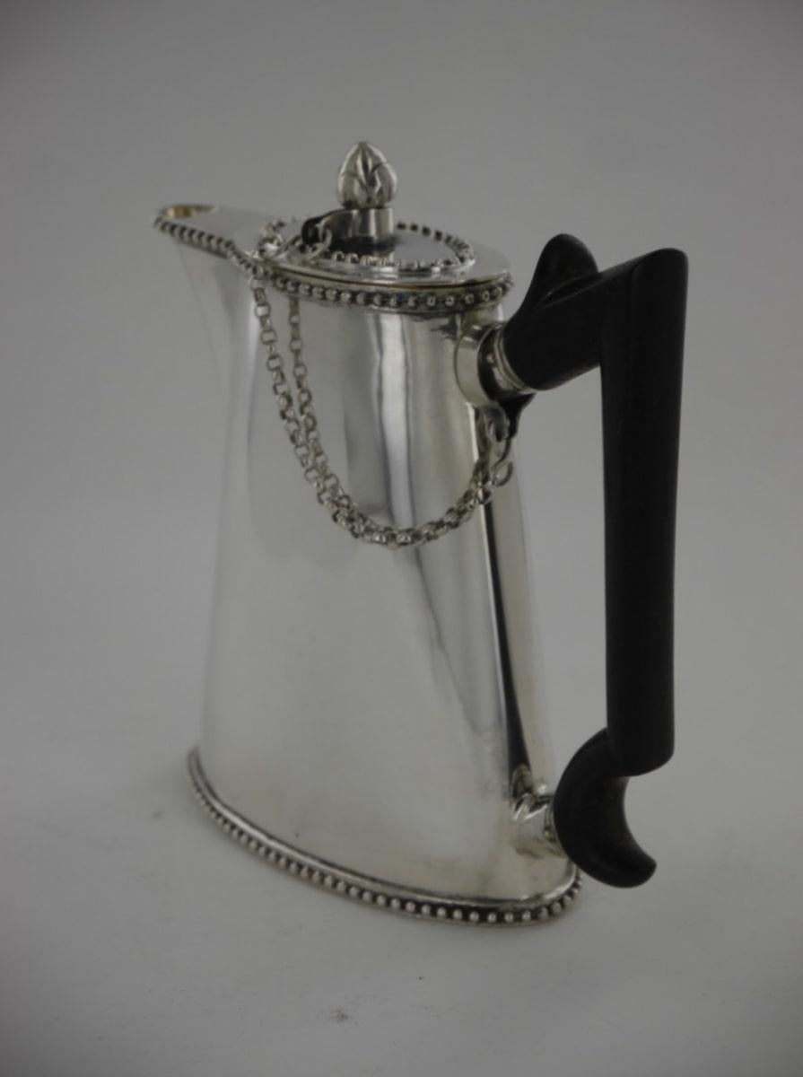A sterling silver tea and coffee set, Russia, 1788 For Sale 4