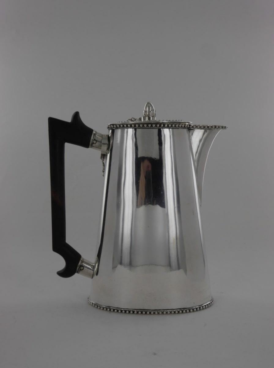Tea and coffee service in silver.
Russia, 1788
Sugar pot - later