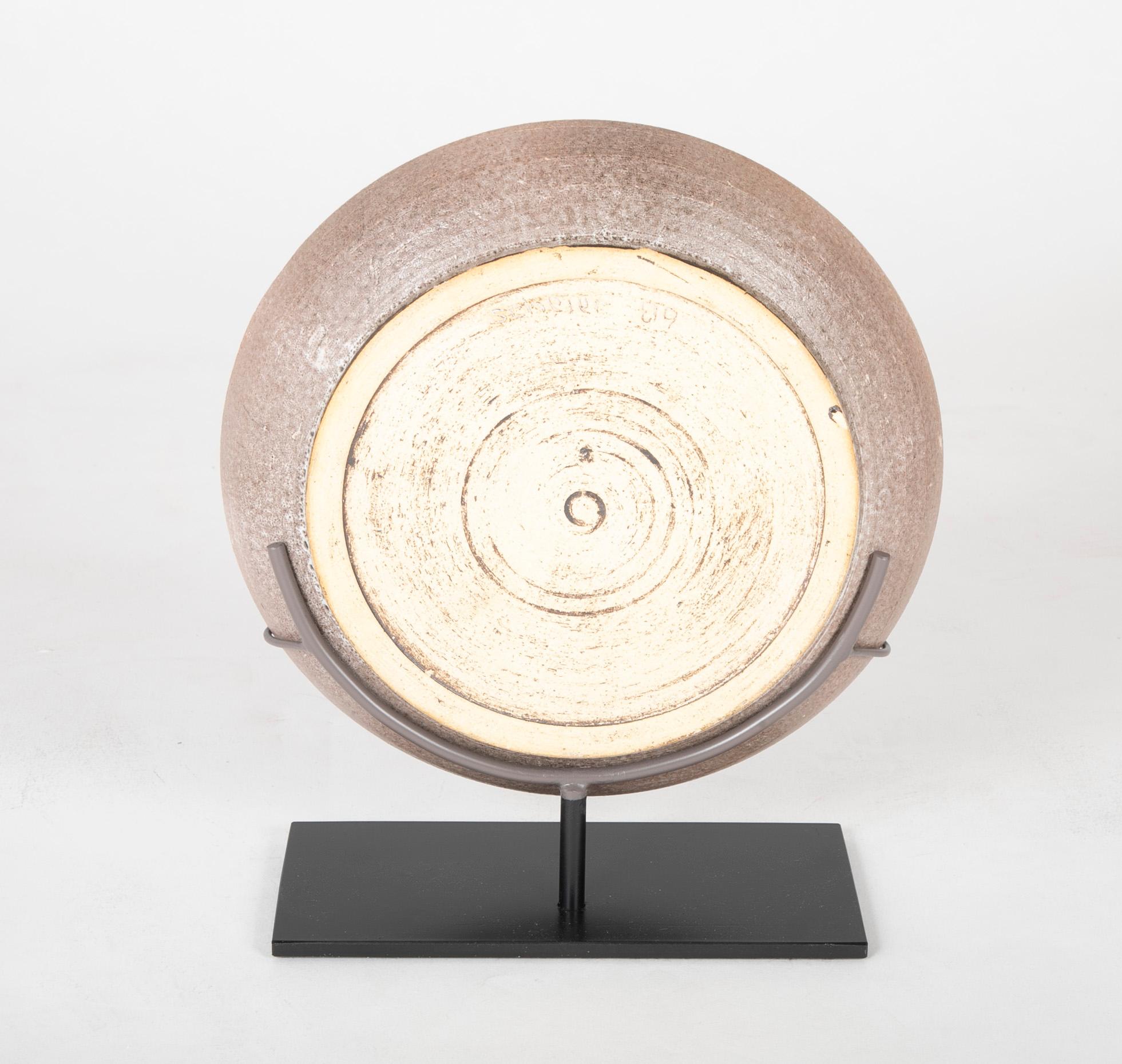 Stoneware Charger by Edwin & Mary Scheier 1