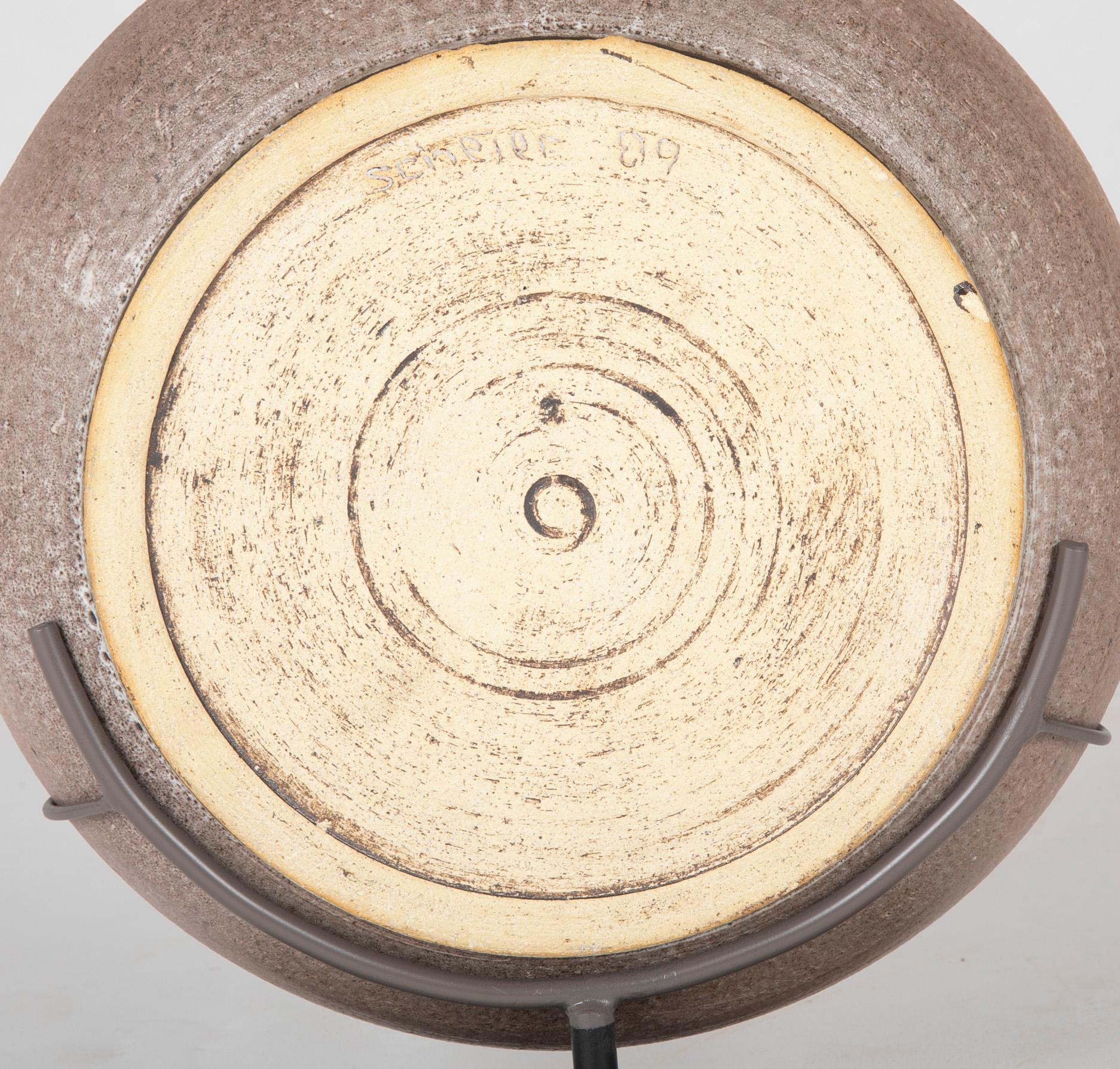 Stoneware Charger by Edwin & Mary Scheier 2