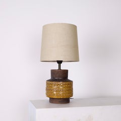 Schreibtischlampe aus Steingut von Svend Aage Holm Sorensen, 1950er Jahre, Dänemark