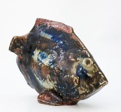 A Stoneware Fish sculpture - Carl-Harry Stålhane Rörstrand - Midcentury Vintage