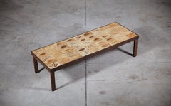 Table basse Herbarium de Roger Capron Vallauris, années 1970